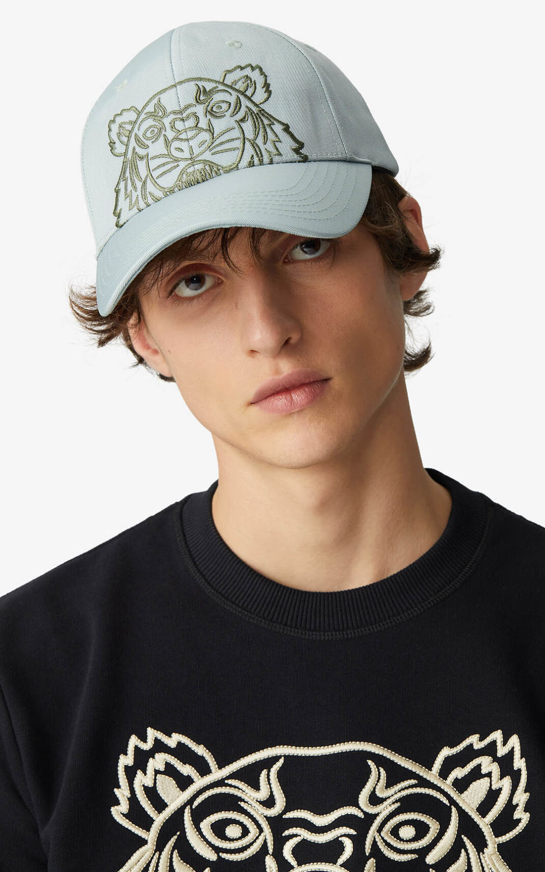 Kenzo Lona Kampus Tiger Gorras Hombre Verde Oliva Verde | 5360491-AQ